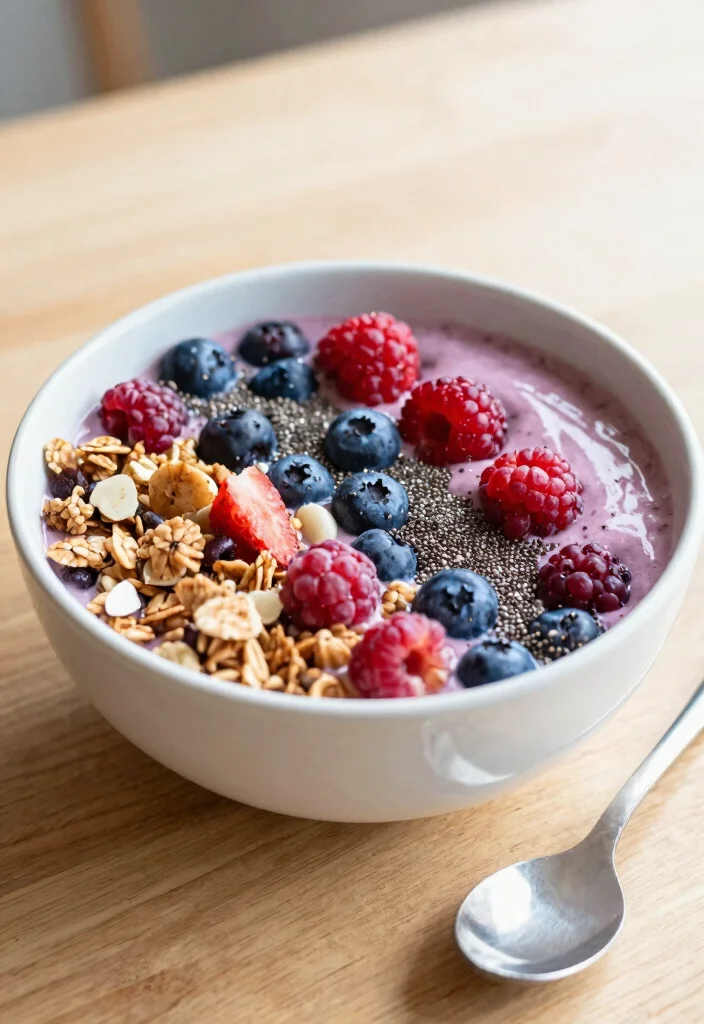 10 Vegan Protein Powder Recipes for Easy Nutrient Boosts - 1. Classic Berry Bliss Bowl 1