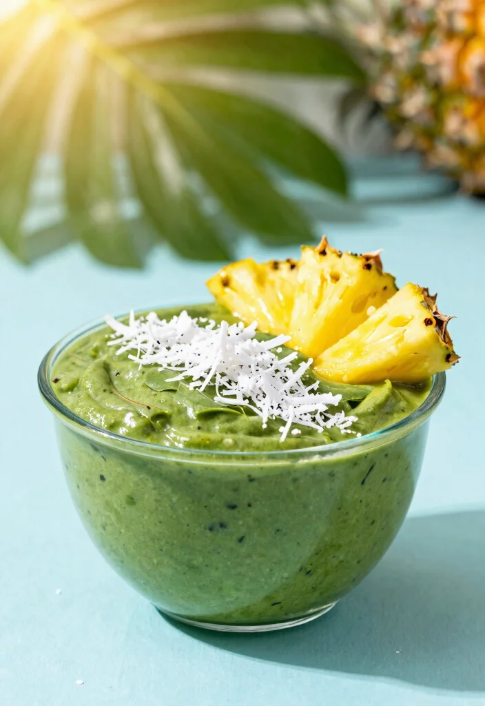 10 Vegan Protein Powder Recipes for Easy Nutrient Boosts - 2. Tropical Green Protein Bowl 1