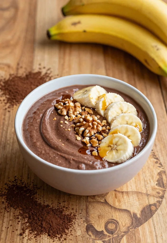 10 Vegan Protein Powder Recipes for Easy Nutrient Boosts - 3. Chocolate Banana Dream Bowl 1