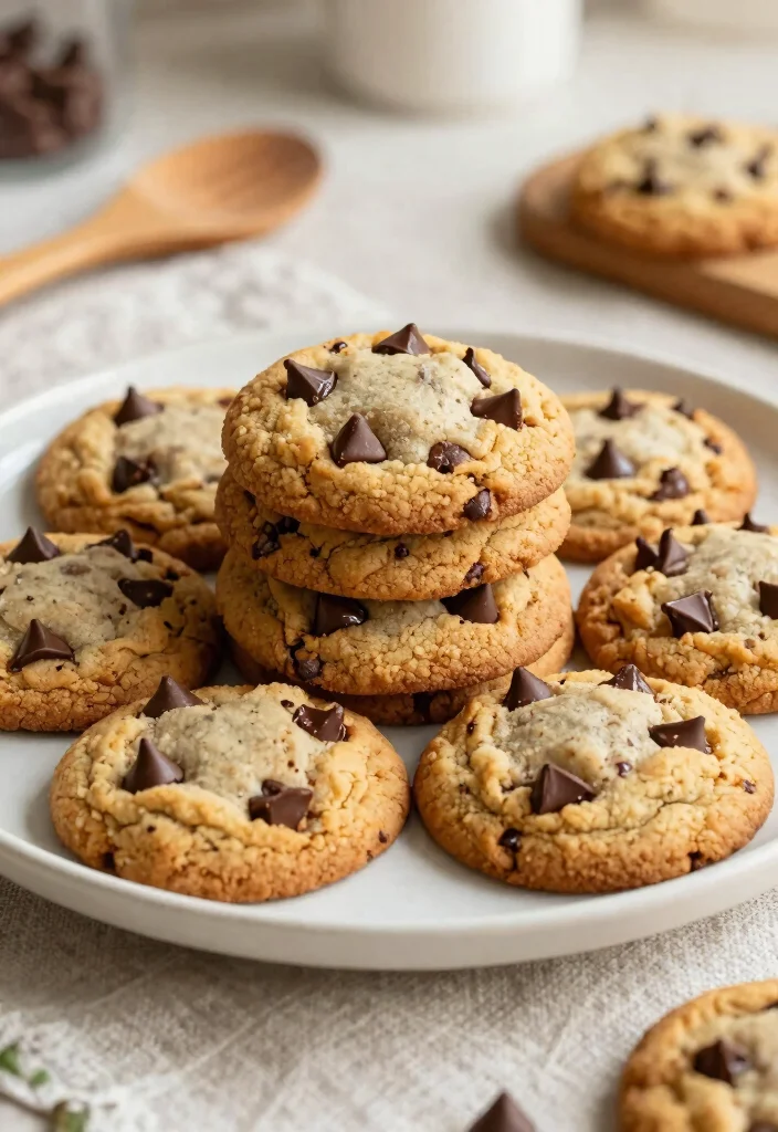 12 Aesthetic Healthy Recipes That Look as Good as They Taste - 12. Vegan Chocolate Chip Cookies 1