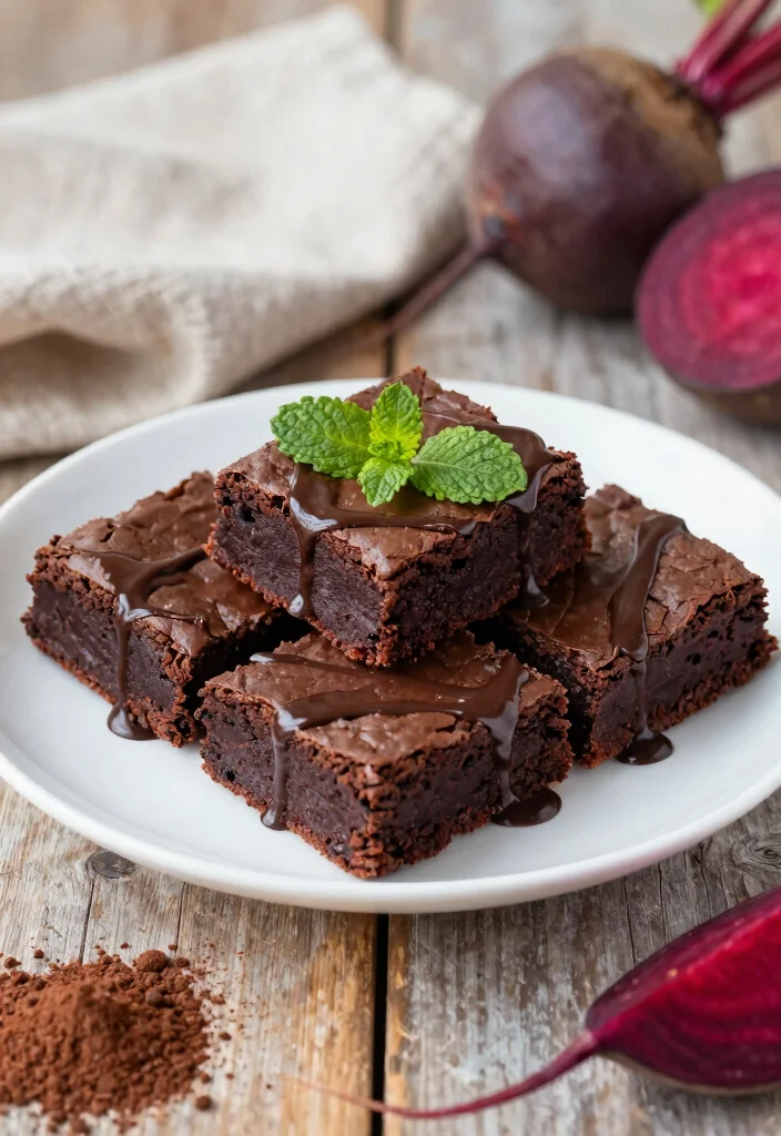 12 Aesthetic Healthy Recipes That Look as Good as They Taste - 4. Beetroot Brownies 1
