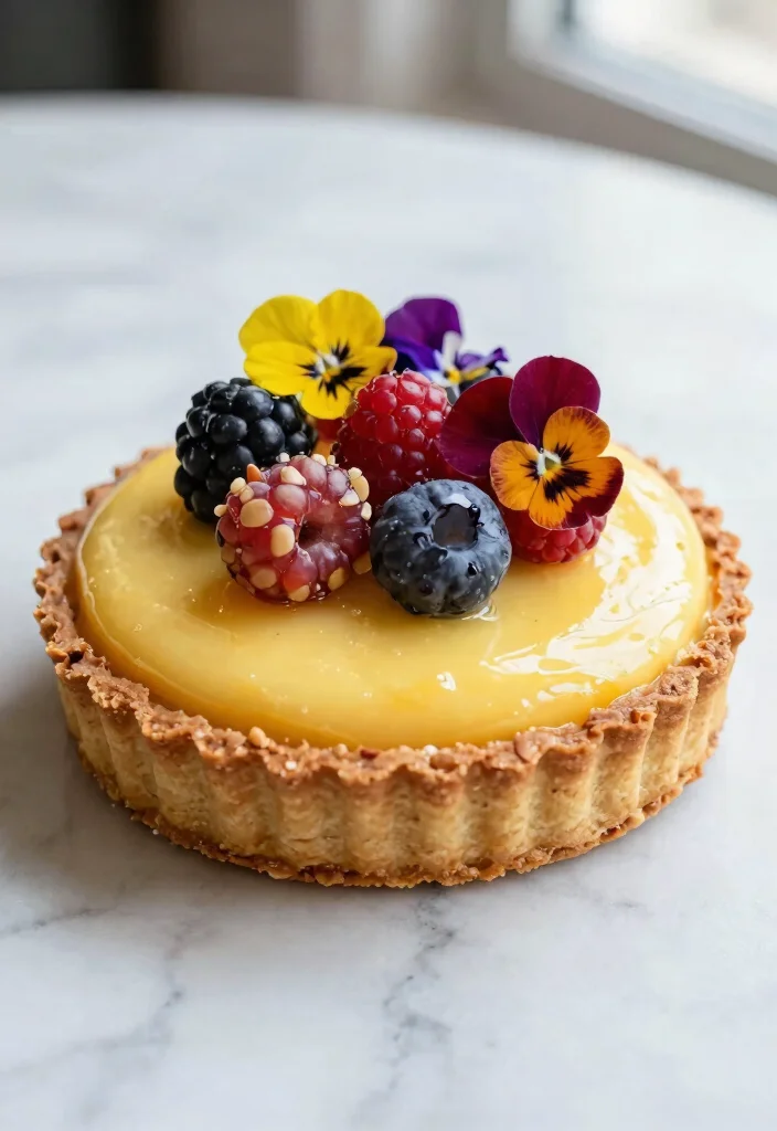 12 Aesthetic Healthy Recipes That Look as Good as They Taste - 7. Lemon Cashew Cream Tart 1