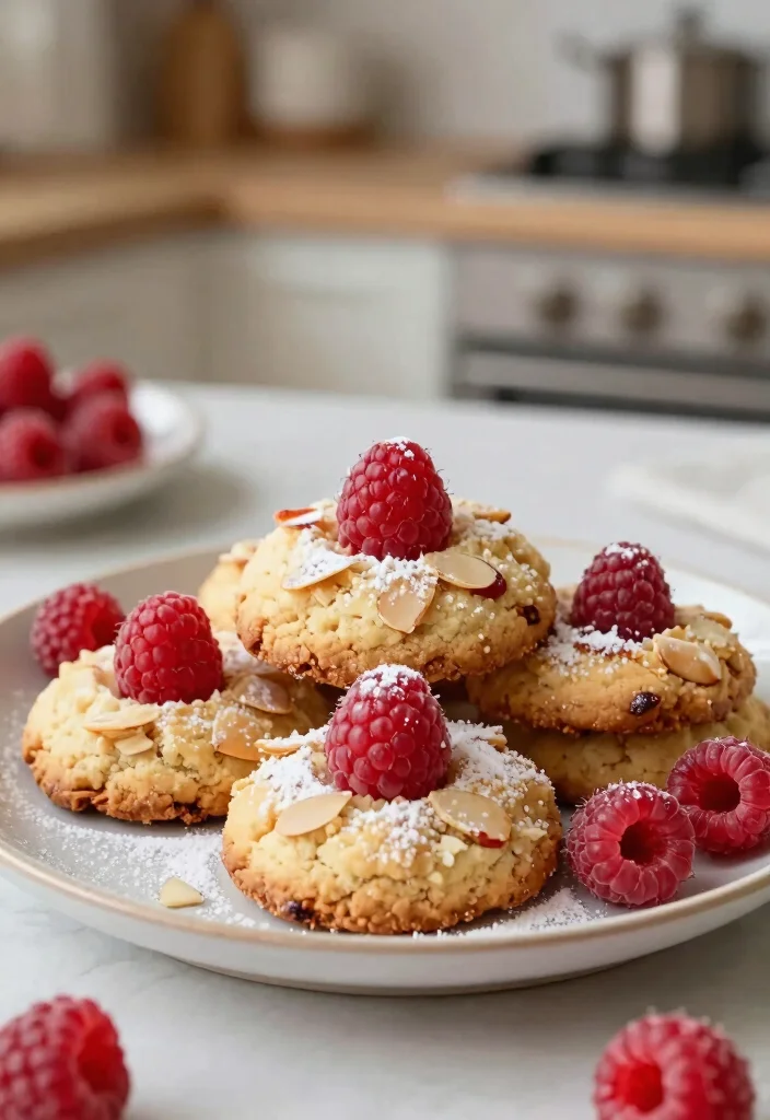 12 Biscuit Dessert Recipes for Quick Comfort Sweets - 7. Raspberry Almond Biscuit Cookies 1