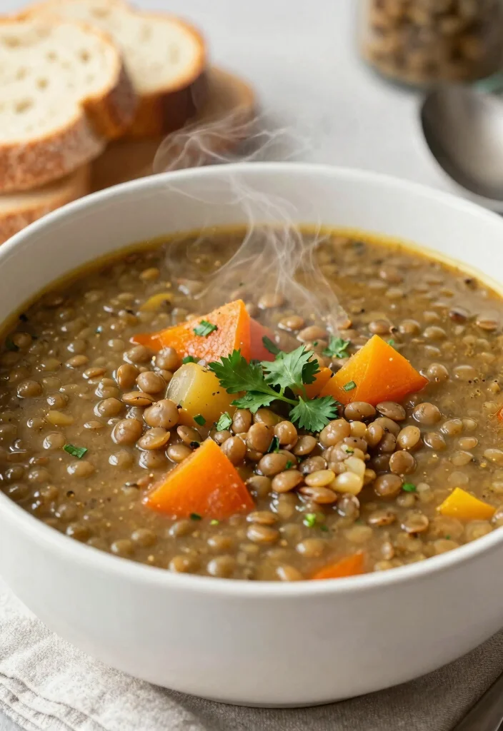 12 Budget Dinner Recipes That Are Easy and Affordable - 11. Lentil Soup with Veggies 1
