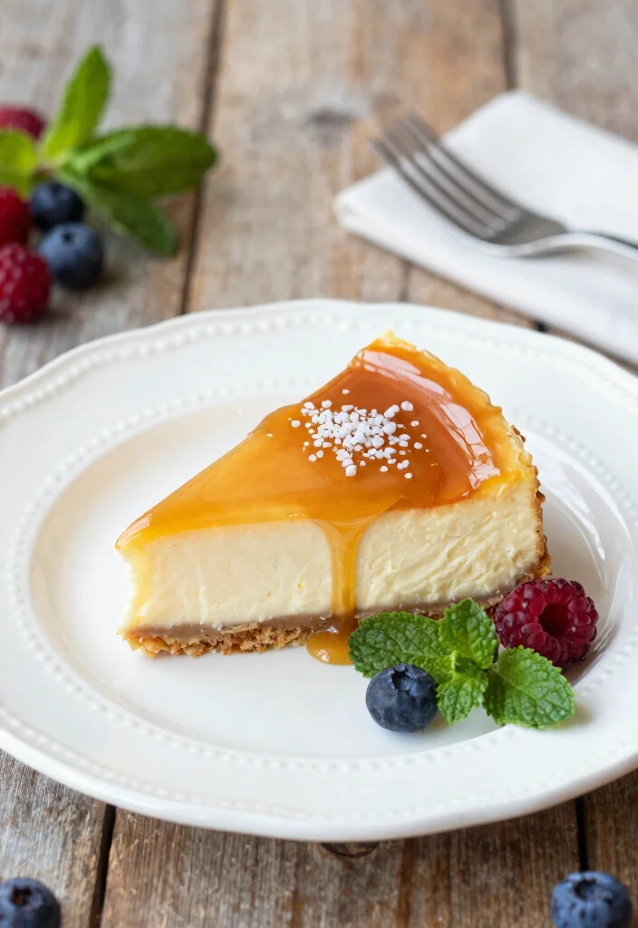 12 Caramel Dessert Recipes for Sticky Sweet Favorites - 1. Salted Caramel Cheesecake 1