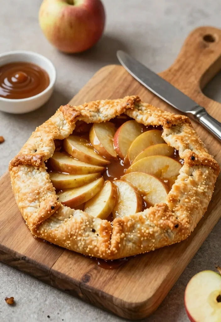 12 Caramel Dessert Recipes for Sticky Sweet Favorites - 2. Caramel Apple Galette 1