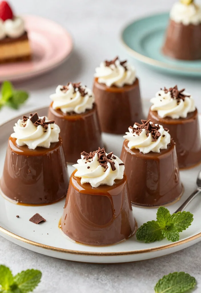 12 Caramel Dessert Recipes for Sticky Sweet Favorites - 3. Chocolate Caramel Pudding Cups 1