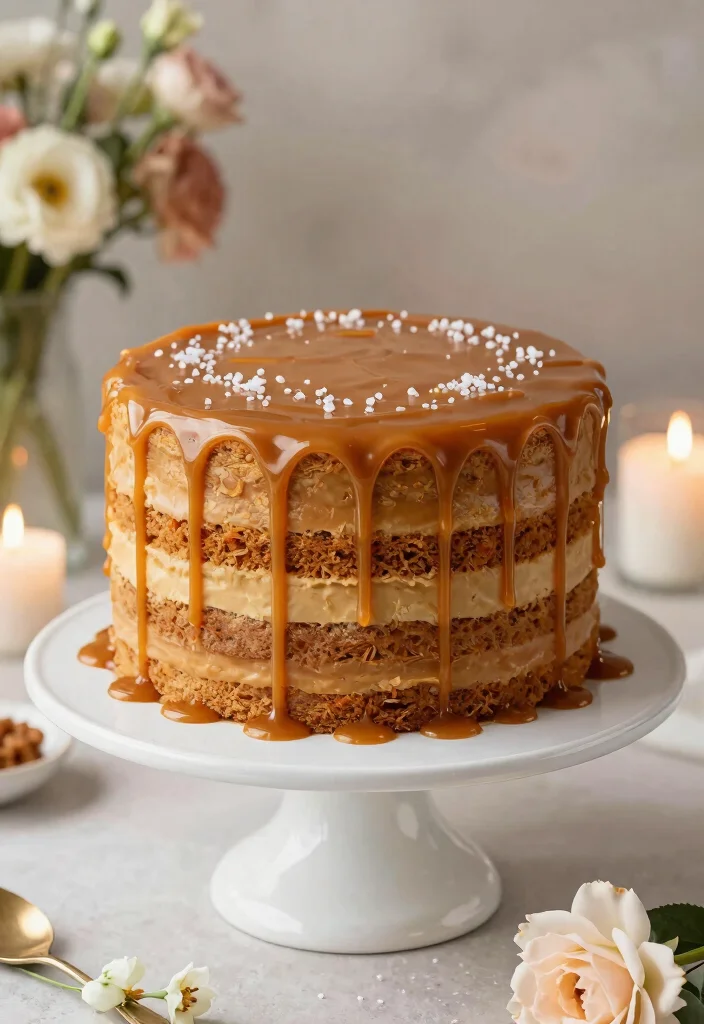 12 Caramel Dessert Recipes for Sticky Sweet Favorites - 7. Caramel Layer Cake 1