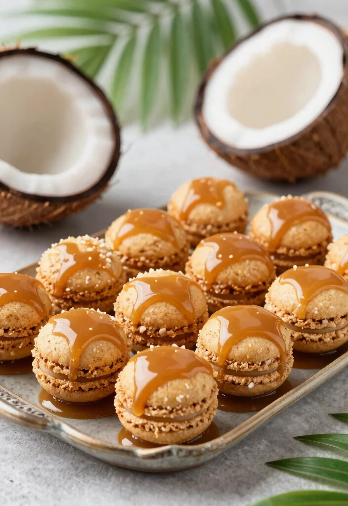 12 Caramel Dessert Recipes for Sticky Sweet Favorites - 8. Caramel Coconut Macaroons 1