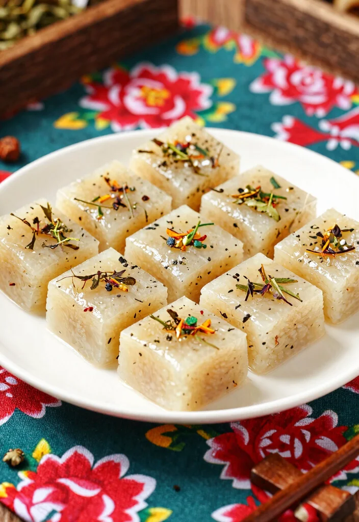 12 Chinese Dessert Recipes with Light Traditional Flavors - 12. Chinese Herbal Rice Cake 1