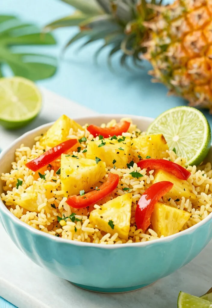 12 Dinner Recipes with Rice for Simple Everyday Meals - 12. Sweet and Sour Pineapple Rice 1