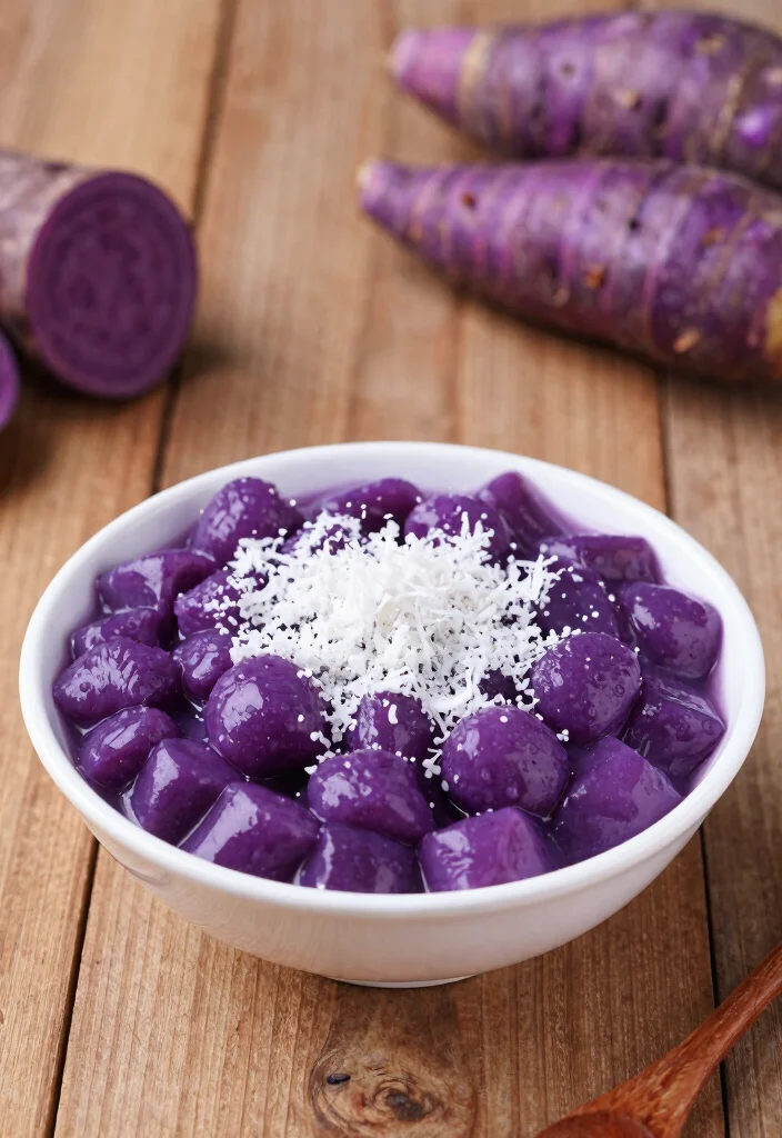 12 Filipino Dessert Recipes with Classic Sweet Flavors - 7. Ube Halaya: Purple Yam Bliss 1
