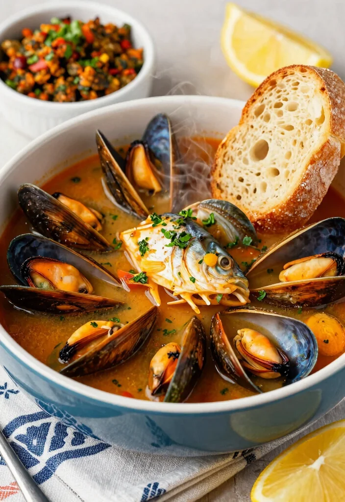 12 French Dinner Recipes with Classic Home Style Flavor - 5. Bouillabaisse – A Seafood Delight 1