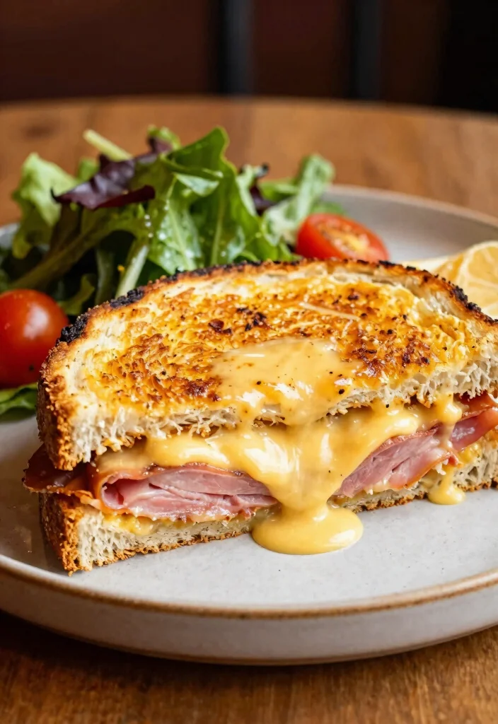 12 French Dinner Recipes with Classic Home Style Flavor - 9. Croque Monsieur – A Classic Sandwich 1