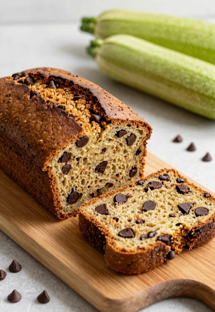 12 Gluten Free Keto Recipes for Clean Low Carb Eating - 10. Zucchini Chocolate Chip Bread 1