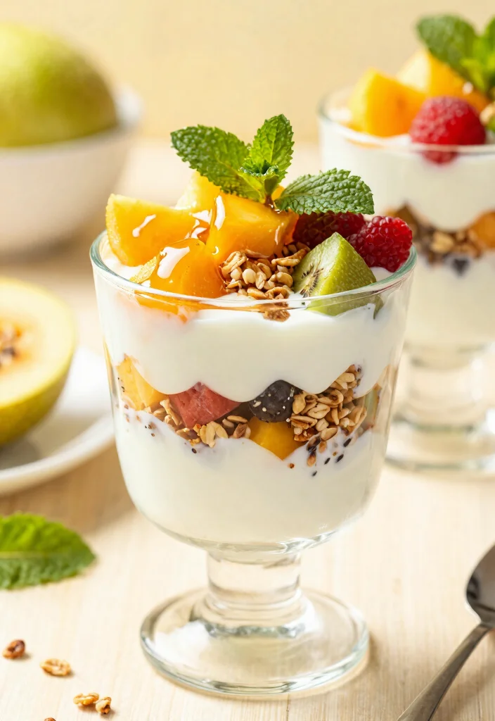 12 Healthy Brunch Recipes for Fresh Weekend Eating - 10. Coconut Yogurt Parfait 1