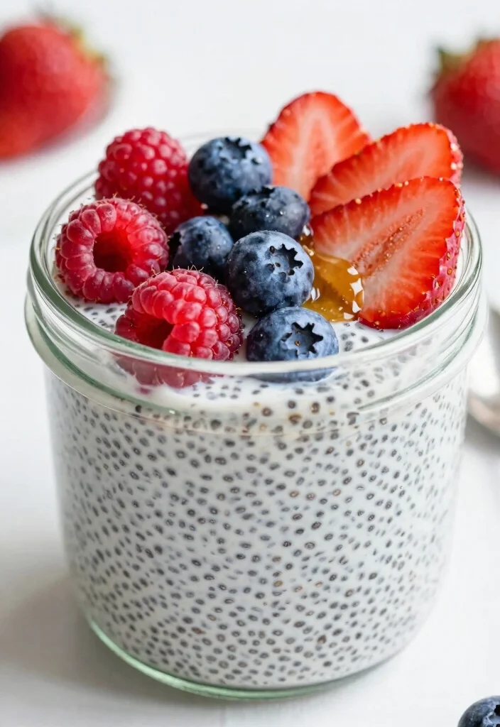 12 Healthy Brunch Recipes for Fresh Weekend Eating - 4. Chia Seed Pudding with Berries 1