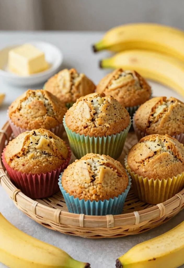 12 Healthy Brunch Recipes for Fresh Weekend Eating - 8. Whole Wheat Banana Muffins 1