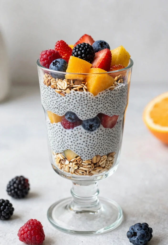 12 Healthy Chia Seed Recipes for Easy Nutrient Boosts - 12. Chia Seed Fruit Parfait 1