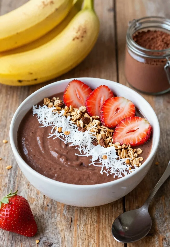 12 Healthy Chia Seed Recipes for Easy Nutrient Boosts - 2. Chocolate Chia Seed Smoothie Bowl 1