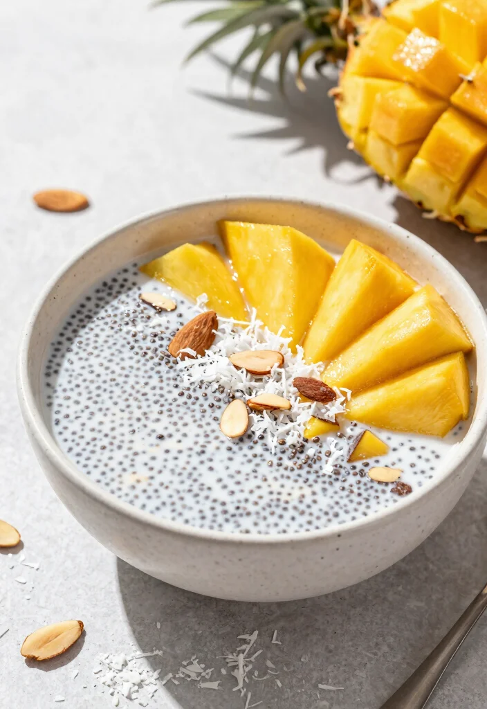 12 Healthy Chia Seed Recipes for Easy Nutrient Boosts - 3. Tropical Chia Seed Breakfast Bowl 1