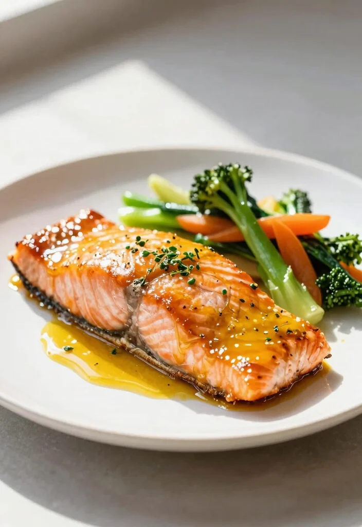 12 Healthy Clean Eating Crockpot Recipes for Busy Days 100 12 Healthy Clean Eating Crockpot Recipes for Busy Days - 10. Honey Mustard Glazed Salmon 1