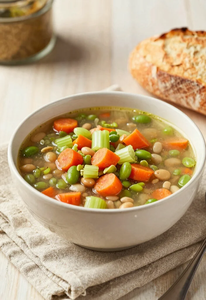 12 Healthy Clean Eating Crockpot Recipes for Busy Days 89 12 Healthy Clean Eating Crockpot Recipes for Busy Days - 9. Vegetable and Bean Soup 1