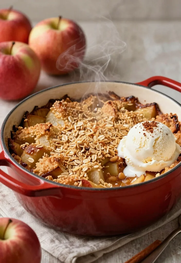 12 Healthy Dutch Oven Recipes for Hearty Nutritious Cooking 122 12 Healthy Dutch Oven Recipes for Hearty Nutritious Cooking - 12. Baked Apple Crisp 1