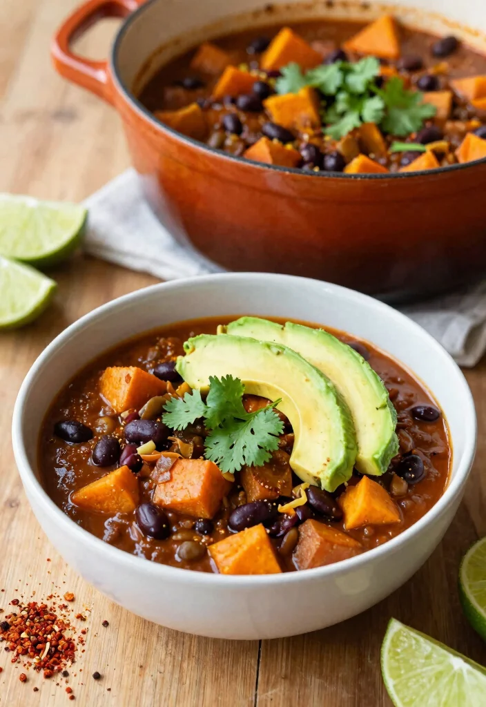12 Healthy Dutch Oven Recipes for Hearty Nutritious Cooking 56 12 Healthy Dutch Oven Recipes for Hearty Nutritious Cooking - 6. Sweet Potato and Black Bean Chili 1