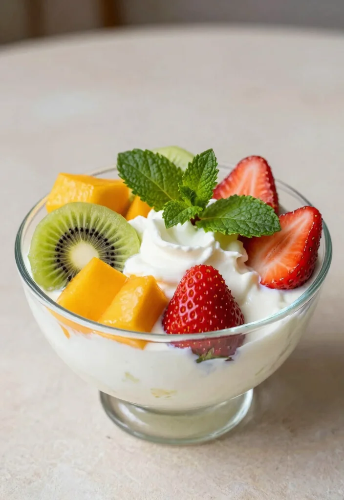 12 Healthy Greek Yogurt Recipes for Light Creamy Meals - 12. Greek Yogurt Fruit Salad 1