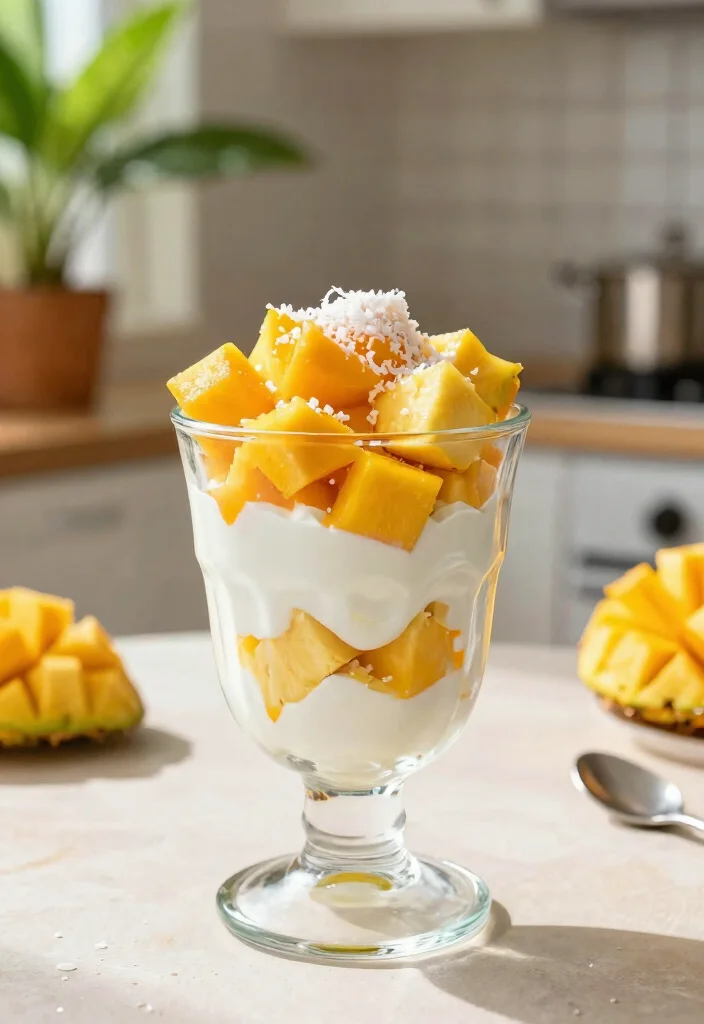 12 Healthy Greek Yogurt Recipes for Light Creamy Meals - 2. Tropical Parfait 1