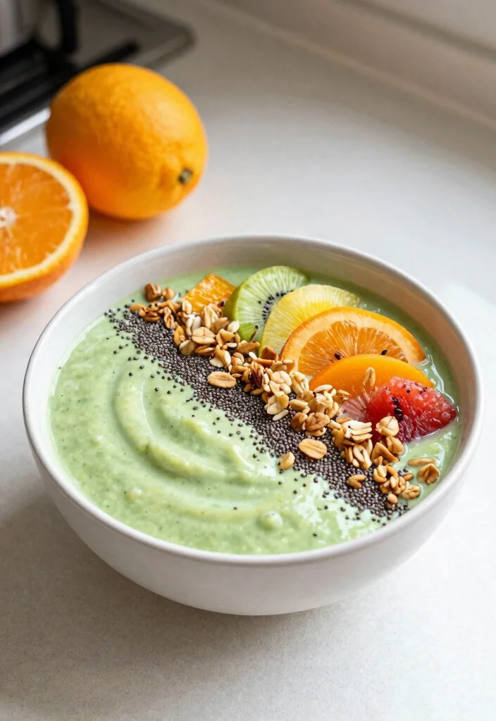 12 Healthy Greek Yogurt Recipes for Light Creamy Meals - 8. Greek Yogurt Smoothie Bowl 1