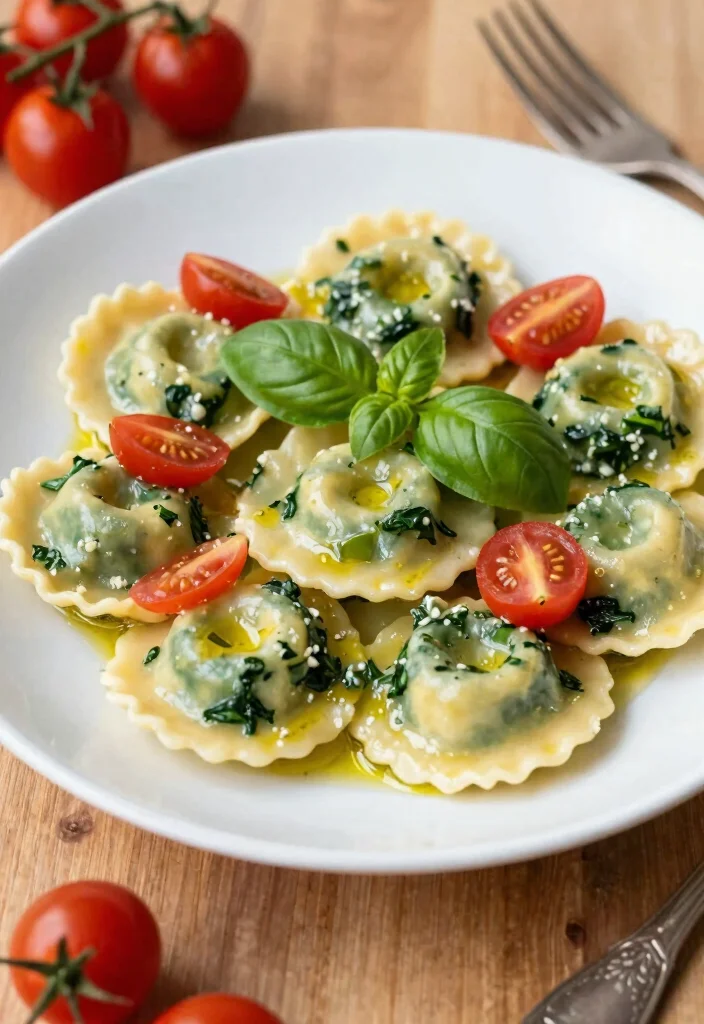 12 Healthy Tortellini Recipes for Comfort Without the Guilt - 1. Spinach and Ricotta Tortellini with Cherry Tomatoes 1
