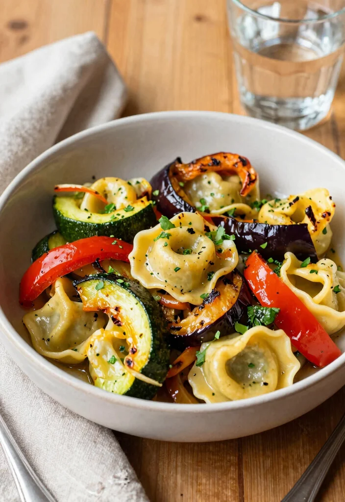 12 Healthy Tortellini Recipes for Comfort Without the Guilt - 12. Tortellini with Roasted Vegetables 1