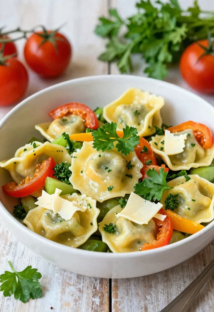 12 Healthy Tortellini Recipes for Comfort Without the Guilt - 8. Tortellini Primavera 1