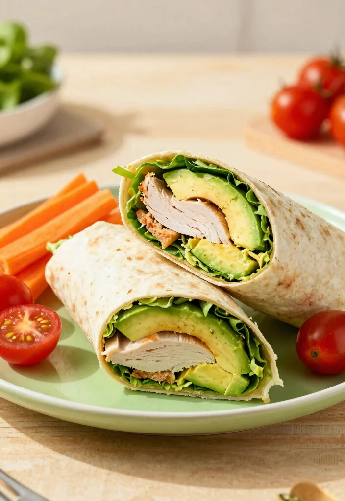 12 Healthy Tortilla Recipes for Easy Balanced Meals - 6. Turkey and Avocado Wrap 1