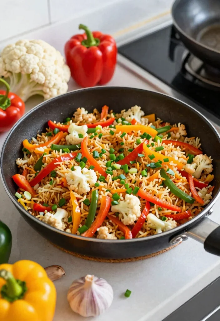 12 High Fiber Dinner Recipes for Satisfying Healthy Meals - 6. Cauliflower Fried Rice 1