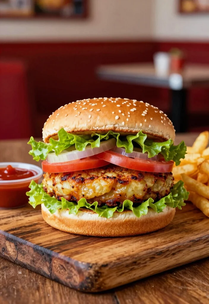 12 Indian Vegan Recipes with Bold Spiced Flavor - 11. Tikki Burger - Spiced Potato Patty Sandwich 1