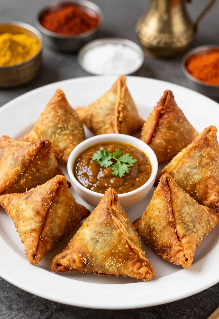 12 Indian Vegan Recipes with Bold Spiced Flavor - 6. Samosas - Crispy Potato-Filled Pastries 1