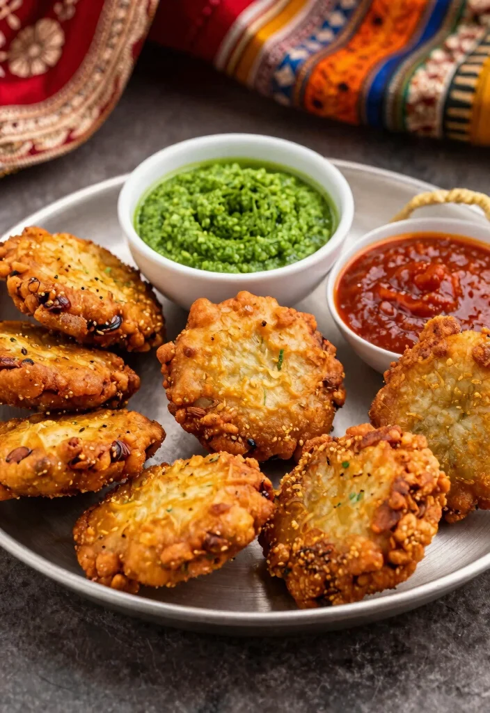 12 Indian Vegan Recipes with Bold Spiced Flavor - 8. Bhajiya - Spiced Vegetable Fritters 1