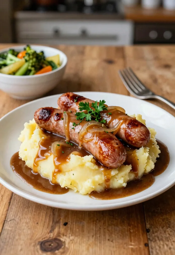 12 Irish Dinner Recipes for Hearty Traditional Meals - 6. Bangers and Mash 1