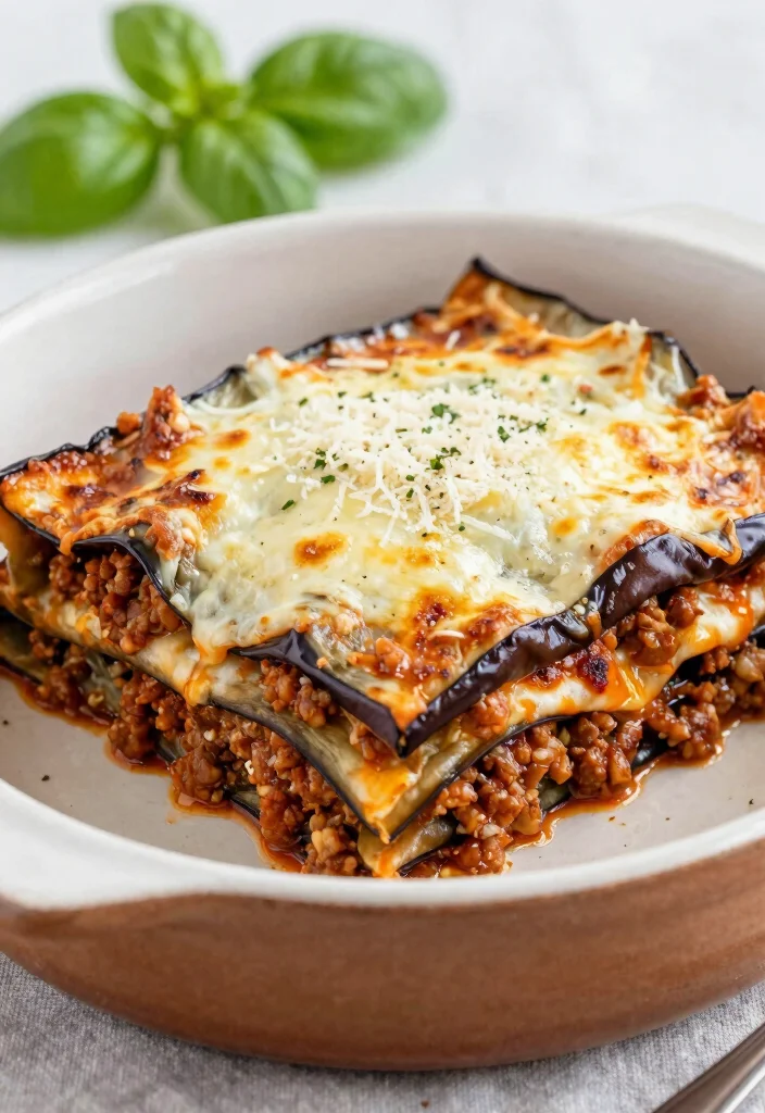 12 Keto Dinner Recipes for Easy Weeknight Meals - 8. Eggplant Lasagna 1