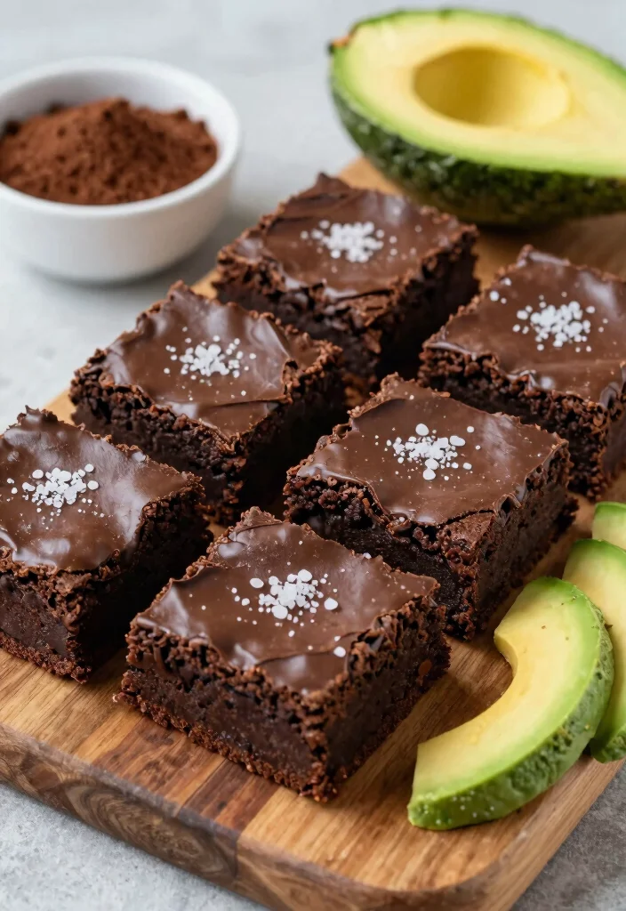 12 Low Carb Dessert Recipes for Guilt Free Indulgence - 8. Chocolate Avocado Brownies 1