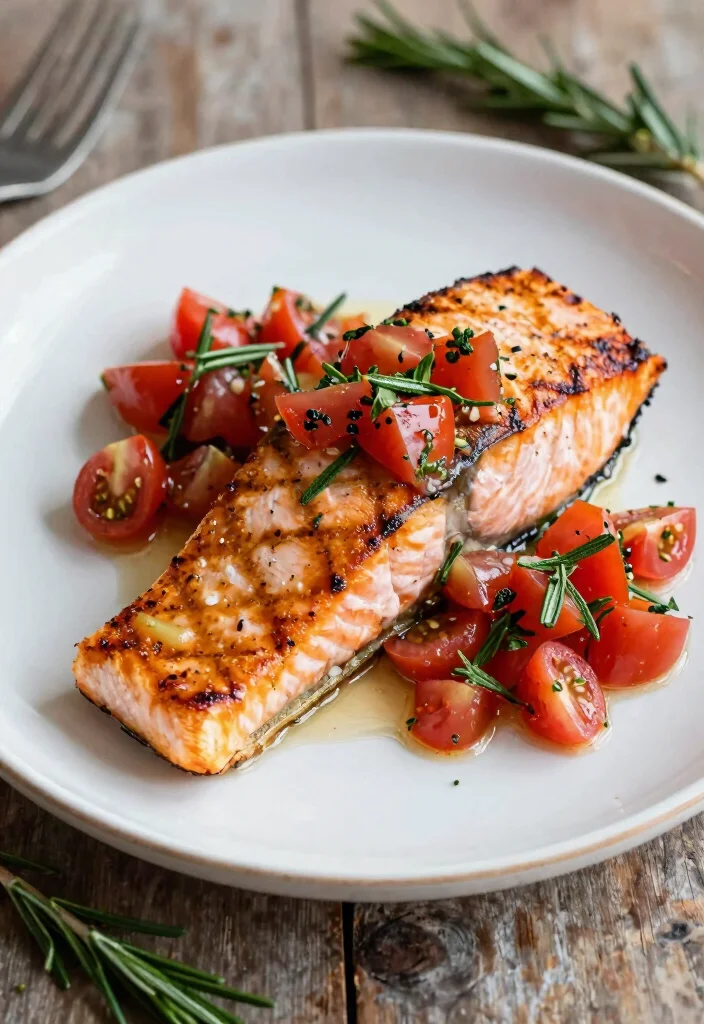 12 Mediterranean Dinner Recipes for Fresh Flavorful Nights - 10. Grilled Salmon with Mediterranean Salsa 1