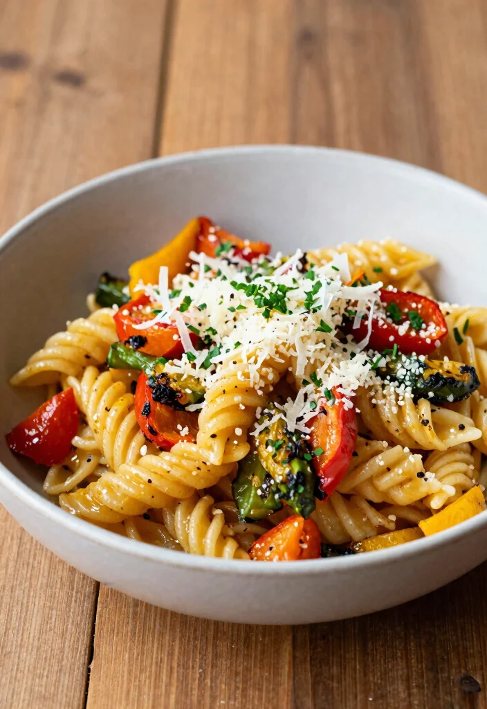 12 Mediterranean Dinner Recipes for Fresh Flavorful Nights - 8. Roasted Vegetable Pasta 1
