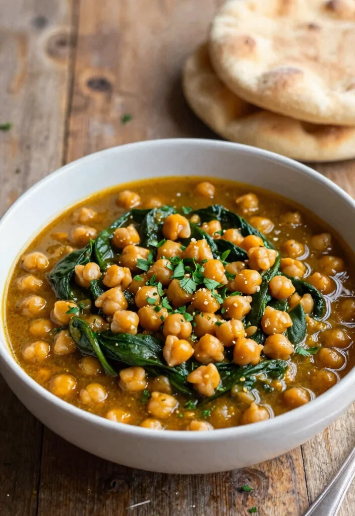 12 Mediterranean Dinner Recipes for Fresh Flavorful Nights - 9. Chickpea and Spinach Stew 1