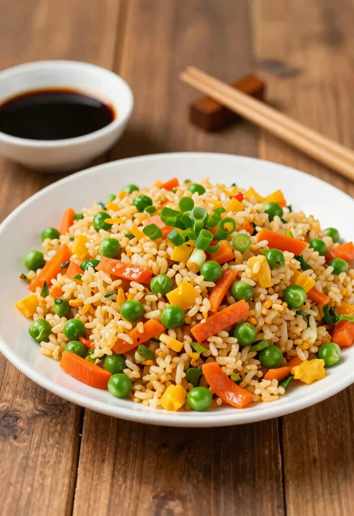 12 Veg Dinner Recipes for Simple Meatless Meals - 8. Vegetable Fried Rice 1