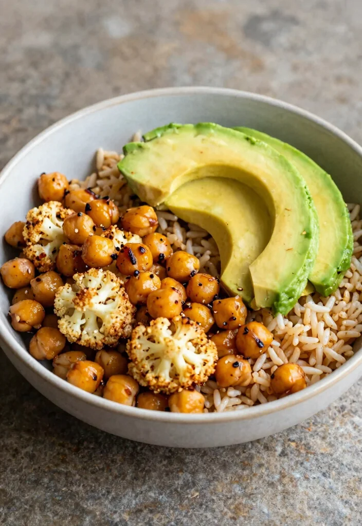 12 Vegan Buddha Bowl Recipes for Balanced Plant Based Eating - 11. Spicy Chickpea & Cauliflower Bowl 1