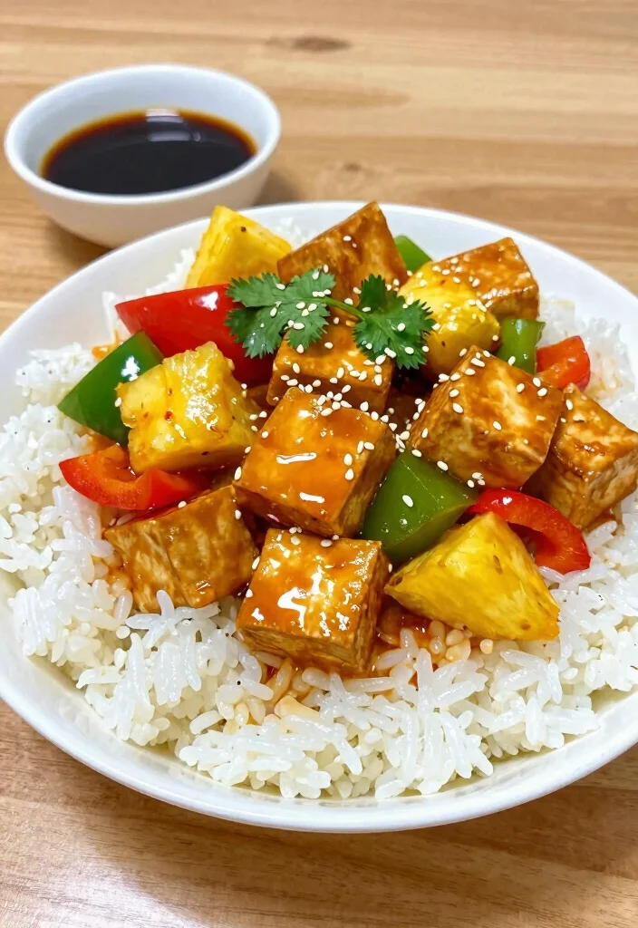 12 Vegan Chinese Recipes for Easy Takeout Style Meals - 1. Sweet and Sour Tofu 1