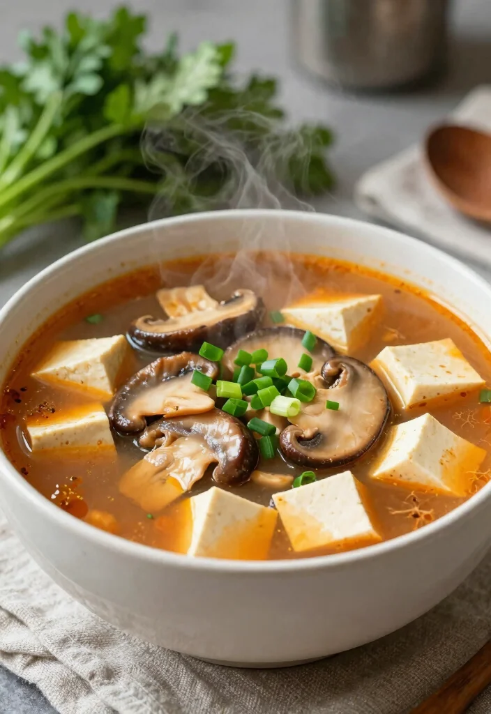 12 Vegan Chinese Recipes for Easy Takeout Style Meals - 11. Vegan Hot and Sour Soup 1
